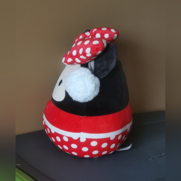 Original Squishmallows Disney Minnie Mouse Bow & Ear Muffs Polka Dot 14" - Picture 2 of 6